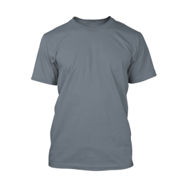 Men's Purple Johnny Collar Slim Fit Ribbed T-shirt